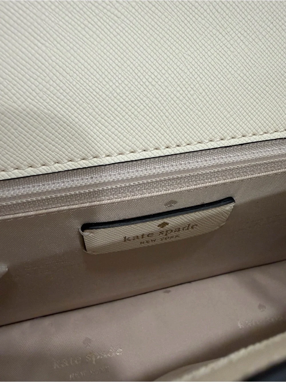 Kate Spade Madison Flap Crossbody Bag White Leather Purse KC430 NWOT Ivory FS